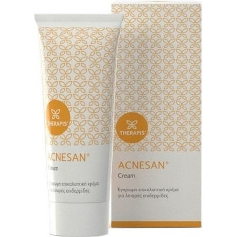 Therapis Acnesan για Σκουρόχρωμες Επιδερμίδες Light Ενυδατική Κρέμα Προσώπου Ημέρας με Χρώμα κατά των Ατελειών & της Ακμής 75ml