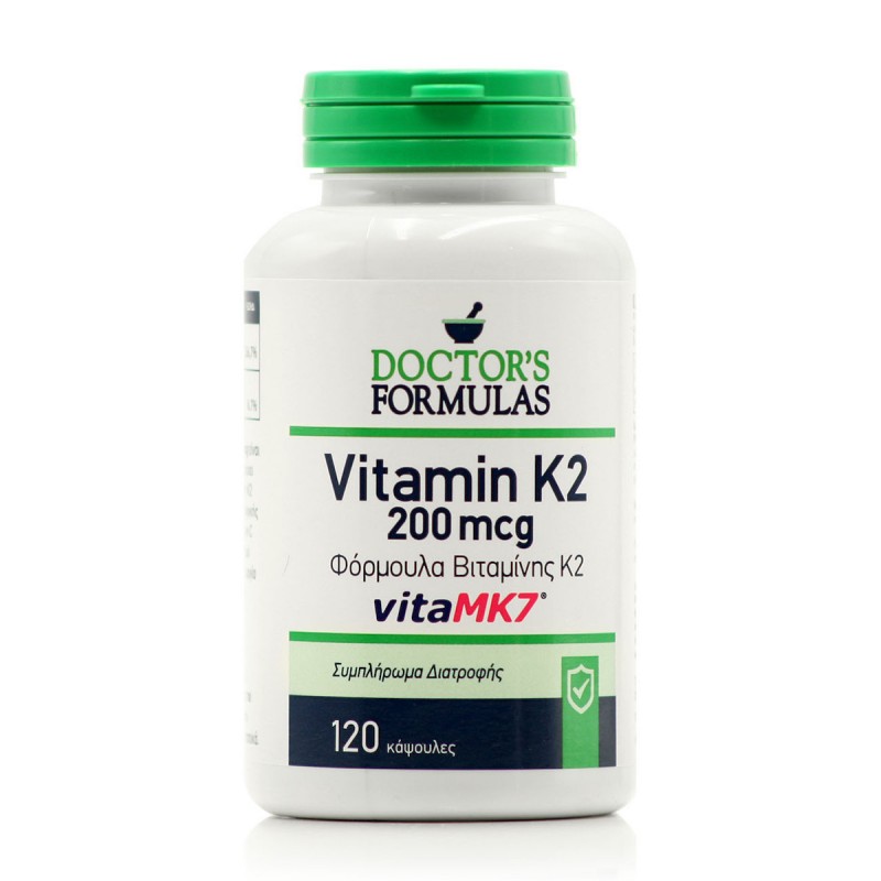 Doctor's Formulas Vitamin K2 200mcg 120 Κάψουλες