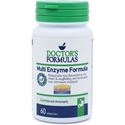 Doctor's Formulas Multi Enzyme Formula χωρίς Γλουτένη 60 κάψουλες