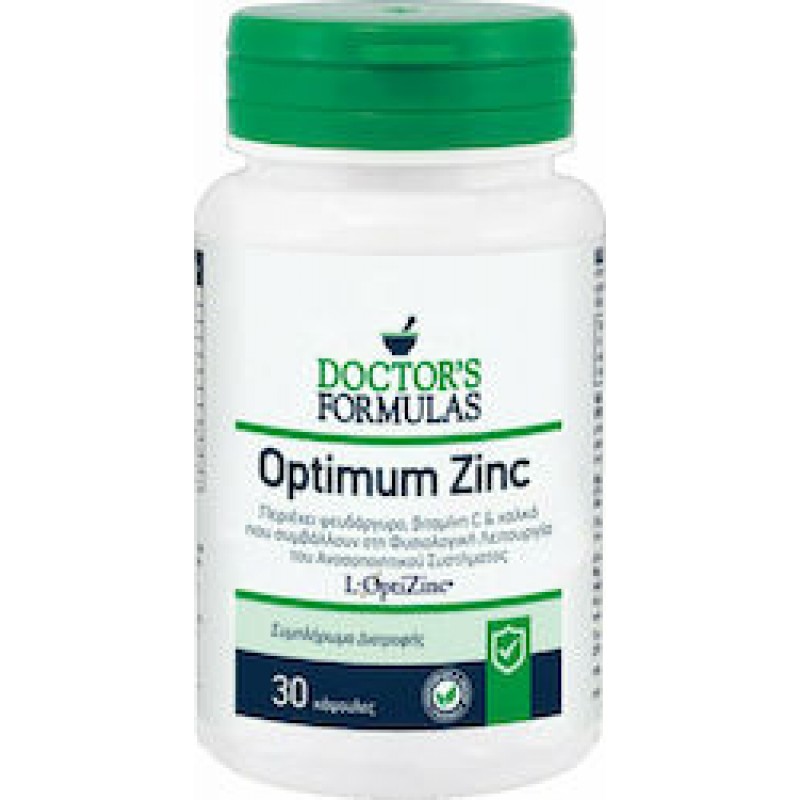 Doctor's Formulas Optimum Zinc με Βιταμίνη C 30 κάψουλες