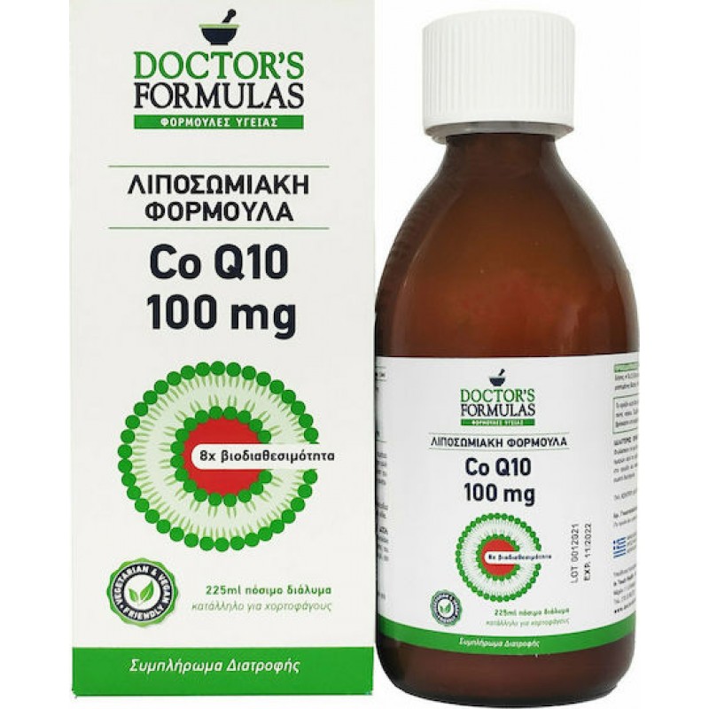 DOCTORS FORMULAS LIPOSOMAL CO Q10 100mg 225ml DOCTORS FORMULAS LIPOSOMAL CO Q10 100mg 225ml
