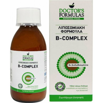 Doctor's Formulas B - Complex Βιταμίνη για Ενέργεια, Ενίσχυση του Ανοσοποιητικού & το Νευρικό Σύστημα 150ml