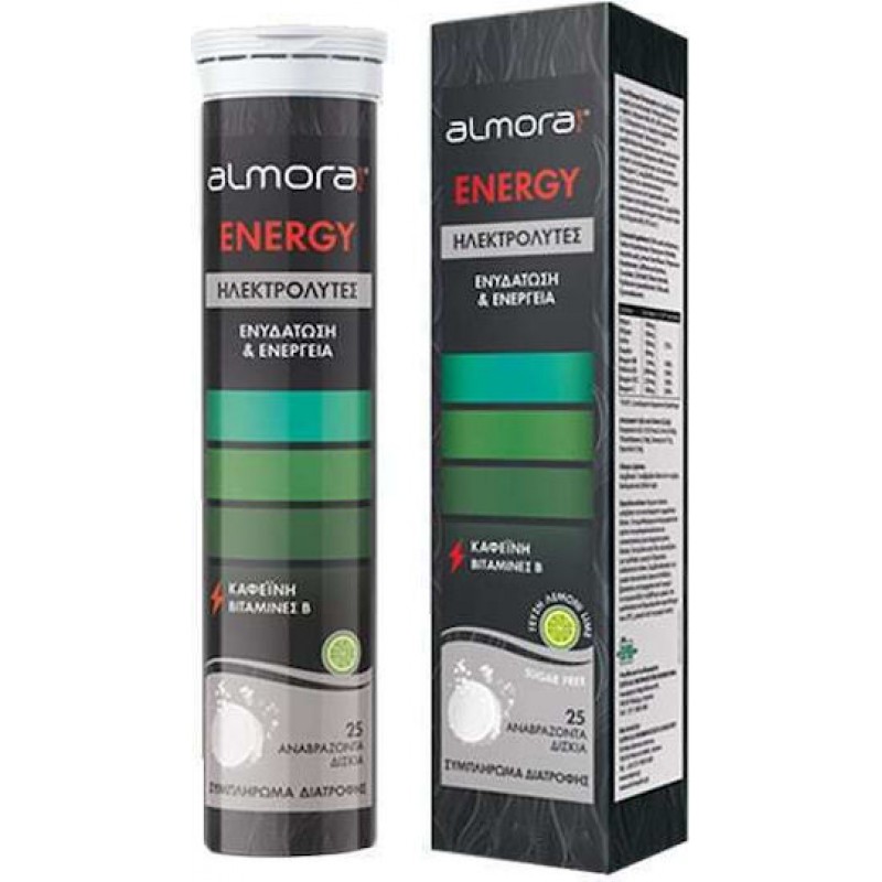 almora PLUS® ENERGY Lime 25 αναβράζοντα δισκία