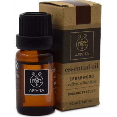 Apivita Cedarwood Essential Oil Βιολογικό Αιθέριο Έλαιο Κέδρος 10ml
