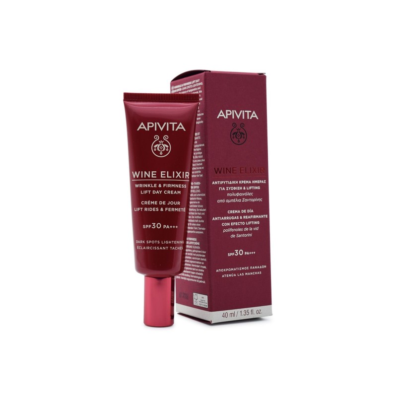 Apivita Wine Elixir Wrinkle & Firmness Lift Day Cream SPF30 40ml Apivita Wine Elixir Wrinkle & Firmness Lift Day Cream SPF30 40ml