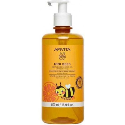 Apivita Παιδικό Αφρόλουτρο Mini Bees με Μέλι / Πορτοκάλι σε Μορφή Gel 500ml