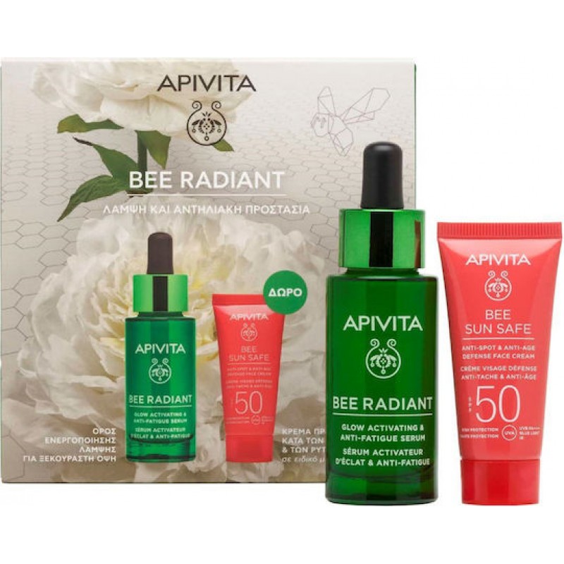Apivita Bee Radiant Σετ Περιποίησης για Λάμψη & Αντιγήρανση 2τμχ