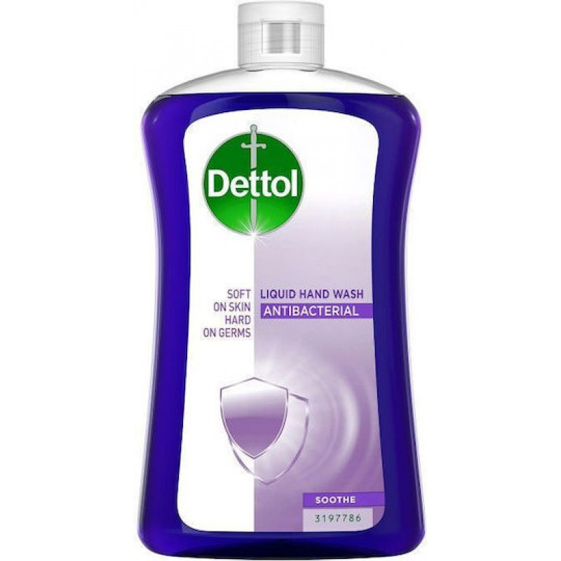 Dettol Lavender Soft On Skin Hard On Dirt Refill Κρεμοσάπουνο Λεβάντα 750ml