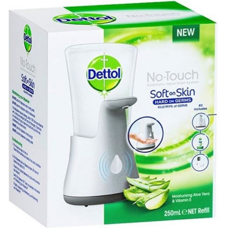 Dettol Αυτόματη Συσκευή Κρεμοσάπουνου και Ανταλλακτικό 250 ml