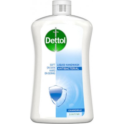Dettol Chamomile Soft On Skin Hard On Dirt Refill Κρεμοσάπουνο με Χαμομήλι 750ml