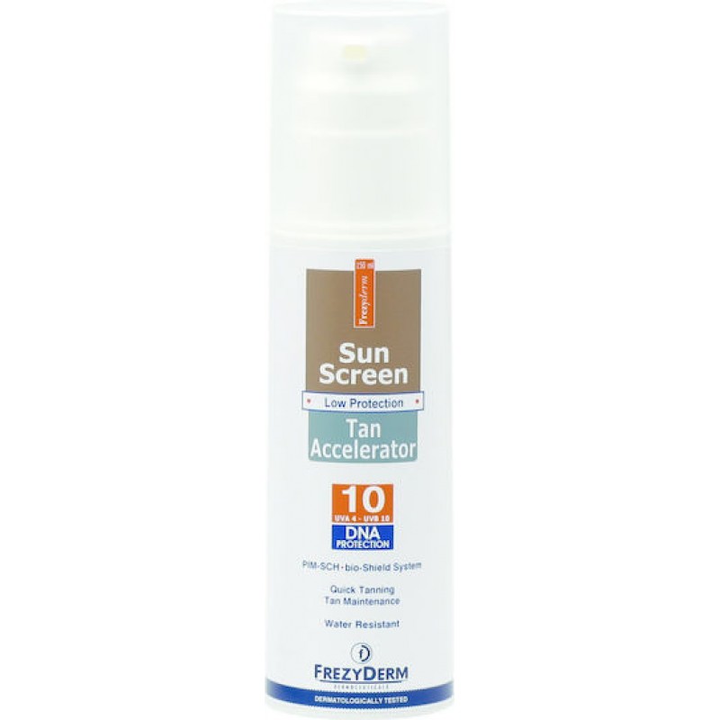 Frezyderm Sun Screen Tan Accelerator Αντηλιακή Λοσιόν Σώματος SPF10 150ml