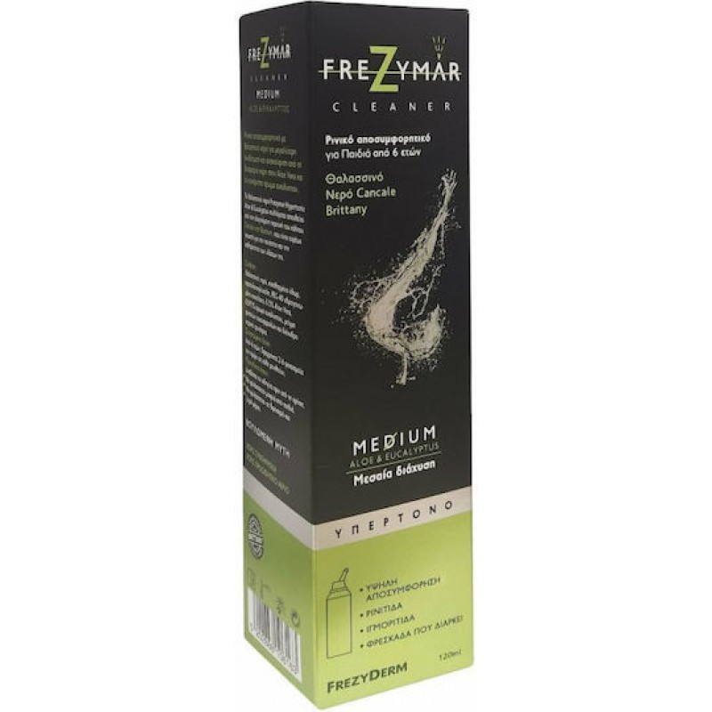 Frezyderm Frezymar Cleaner Medium Aloe & Eucalyptus από 6 Ετών Ρινικό Σπρέι με Θαλασσινό Νερό 120ml