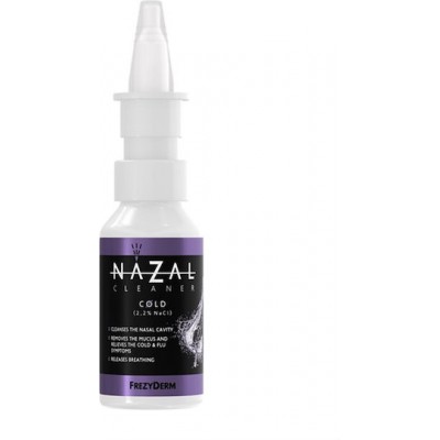 Frezyderm Nazal Cleaner Cold (2.2% NaCl) Ρινικό Spray με Θαλασσινό Νερό για Ενήλικες & Παιδιά 30ml