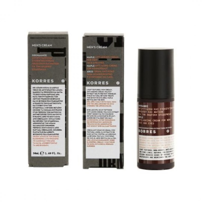 Korres Anti-Ageing Face & Eyes Cream for Men