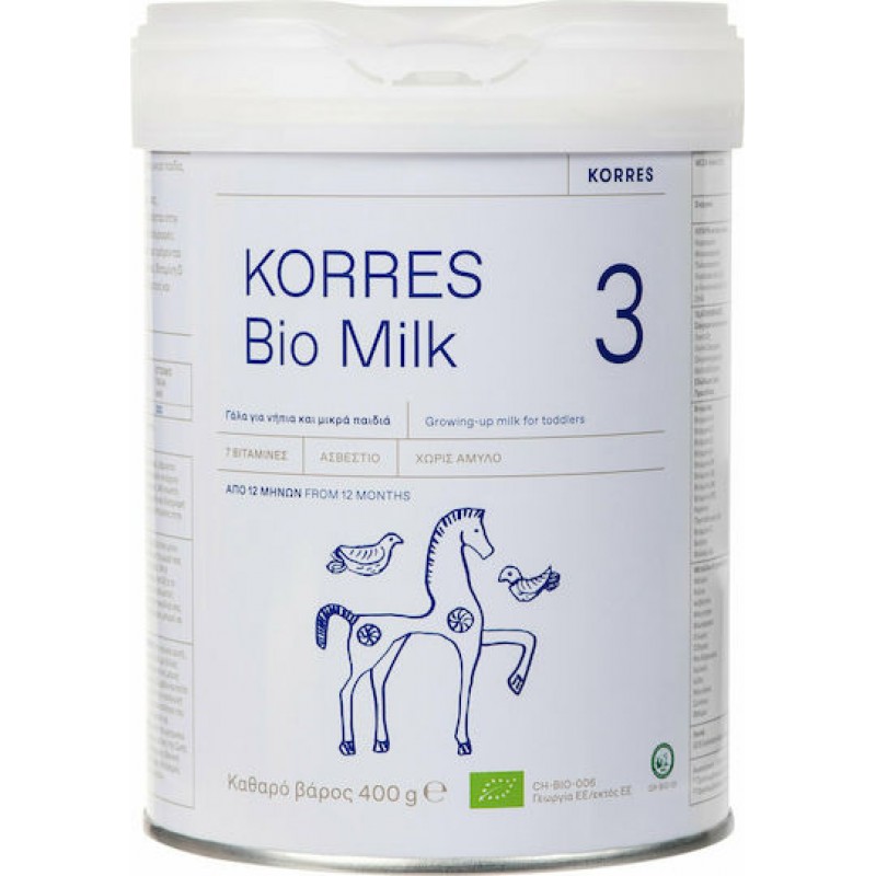Korres Γάλα σε Σκόνη Bio Milk 3 για 12+ Μηνών 400gr
