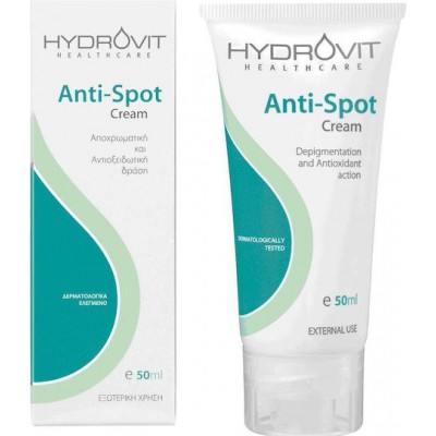 Target Pharma Hydrovit Anti-Spot 24ωρη Κρέμα Προσώπου για Ανάπλαση, Ατέλειες & Πανάδες με Βιταμίνη C 50ml