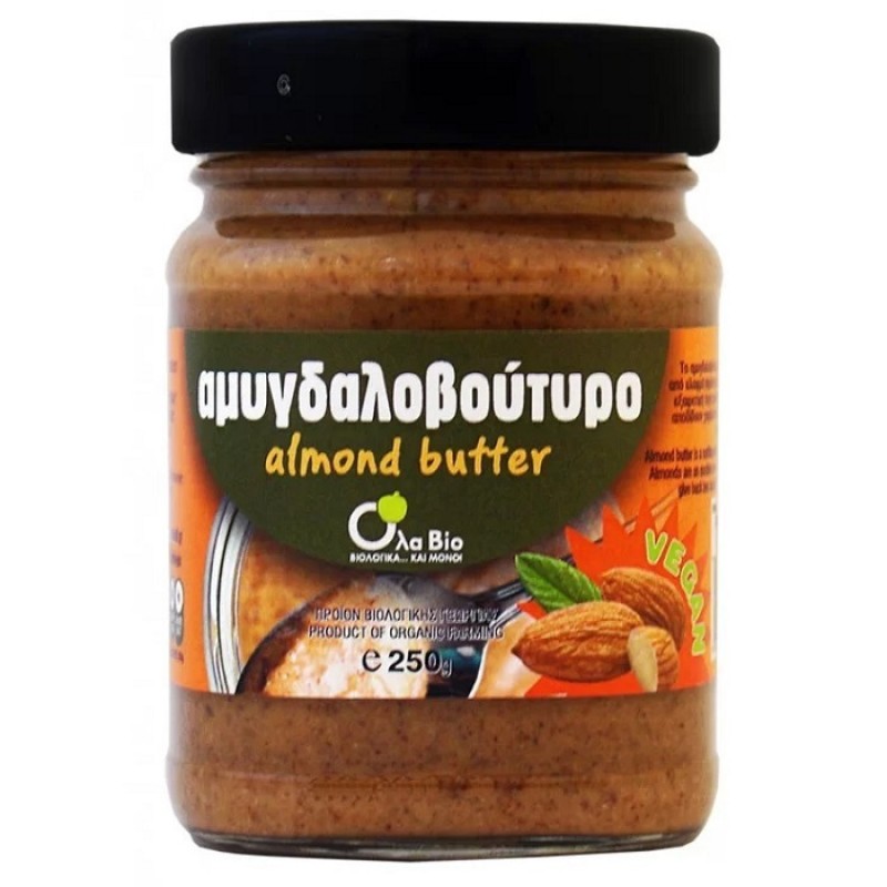 Όλα Bio Βιολογικό Βούτυρο Αμυγδάλου 250gr