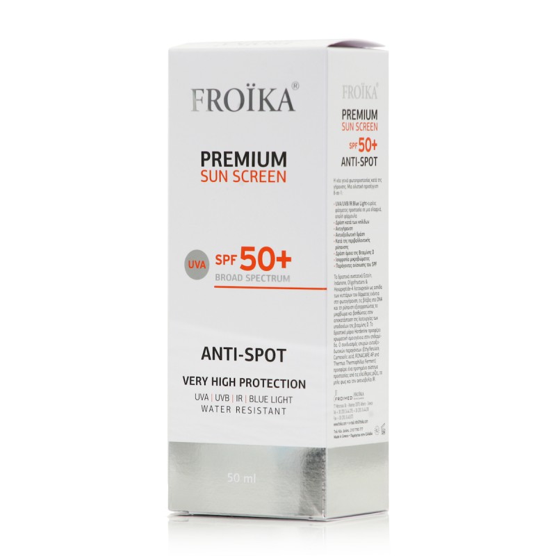 Froika Premium Sunscreen Αντηλιακή Κρέμα Προσώπου SPF50 50ml