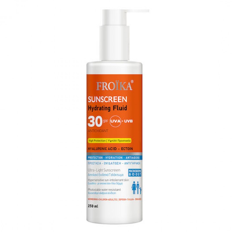 Froika Hydrating Fluid Αντηλιακή Λοσιόν Σώματος SPF30 250ml