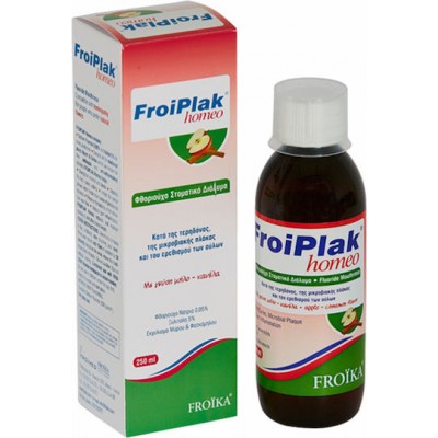 Froika Froiplak Homeo Apple-Cinnamon Στοματικό Διάλυμα κατά της Πλάκας 250ml