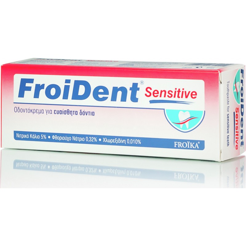 Froika Froident Sensitive Οδοντόκρεμα με Χλωρεξιδίνη για Ευαίσθητα Δόντια 75ml Froika Froident Sensitive Οδοντόκρεμα με Χλωρεξιδίνη για Ευαίσθητα Δόντια 75ml
