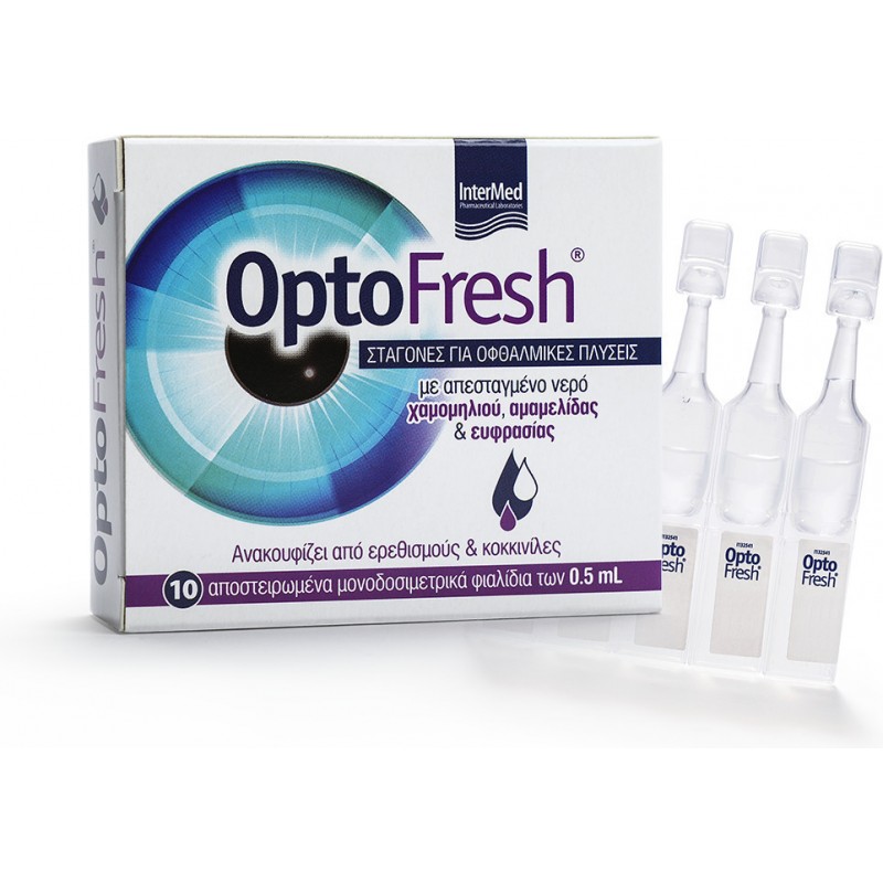 InterMed Optofresh Οφθαλμικές Σταγόνες 10x0.5ml