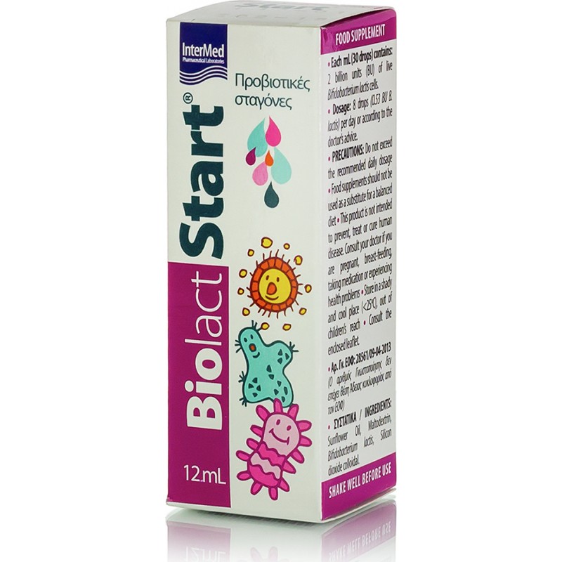 InterMed Biolact Start Προβιοτικά για Παιδιά και Βρέφη 12ml InterMed Biolact Start Προβιοτικά για Παιδιά και Βρέφη 12ml