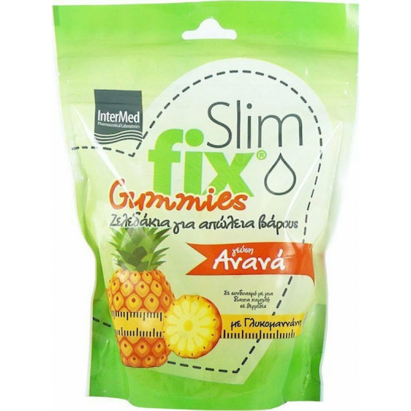 InterMed 42 Ζελεδάκια Slim Fix με Γεύση Ανανά 42τμχ 210gr