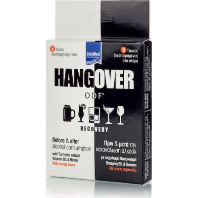 InterMed Hangover Recovery 6 Υπογλώσσια Δισκία Πορτοκάλι