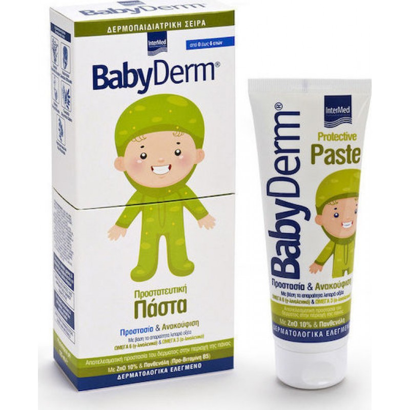InterMed Babyderm Κρέμα Ανακούφισης & Προστασίας με ZNO 125ml