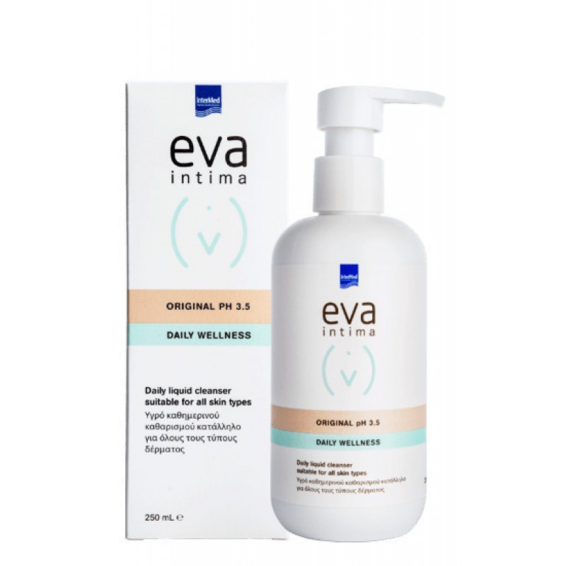 InterMed Eva Intima Original pH 3.5 Υγρό Καθαρισμού για την Ευαίσθητη Περιοχή με Χαμομήλι & Αλόη 250ml