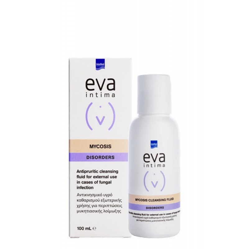 InterMed Eva Intima Mycosis Cleansing Fluid Disorders Υγρό Καθαρισμού με Αντιμικροβιακή Δράση με Χαμομήλι & Αλόη 100ml