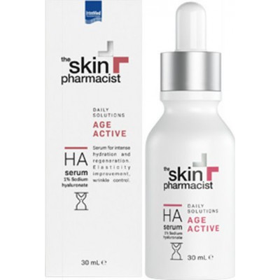 InterMed The Skin Pharmacist Age Active HA Ενυδατικό & Αντιγηραντικό Serum Προσώπου με Υαλουρονικό Οξύ 30ml
