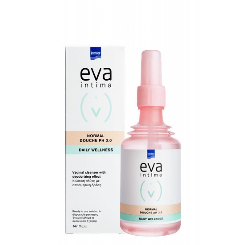 InterMed Eva Intima Daily Wellness Normal Douche pH 3 Υγρό Καθαρισμού για την Ευαίσθητη Περιοχή 147ml