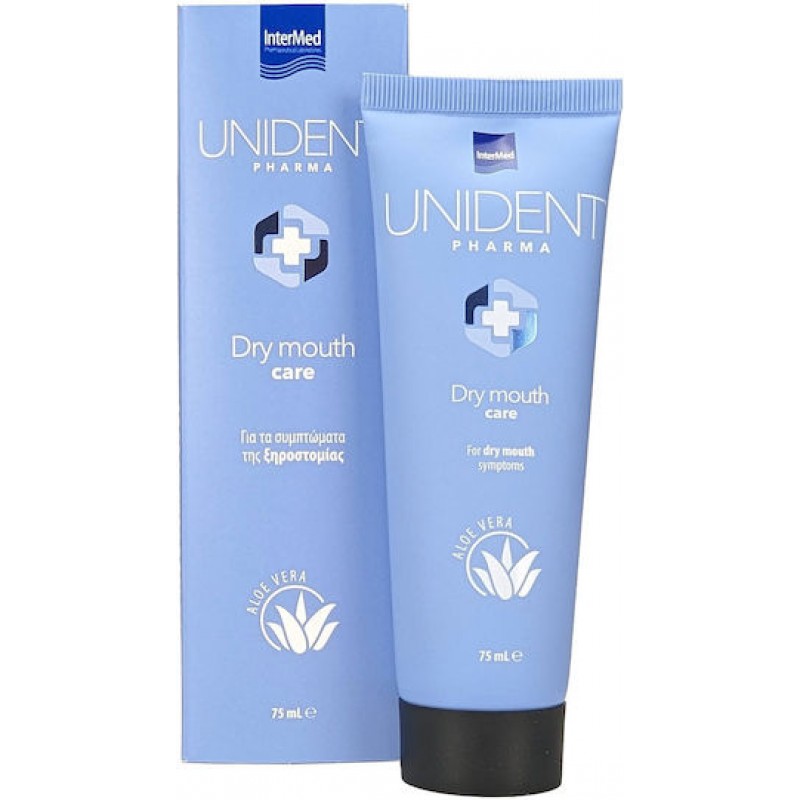 InterMed Unident Pharma Dry Mouth Care Οδοντόκρεμα με Χλωρεξιδίνη 75ml