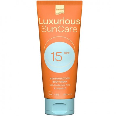 InterMed Luxurious Suncare Αντηλιακή Κρέμα Σώματος SPF15 200ml