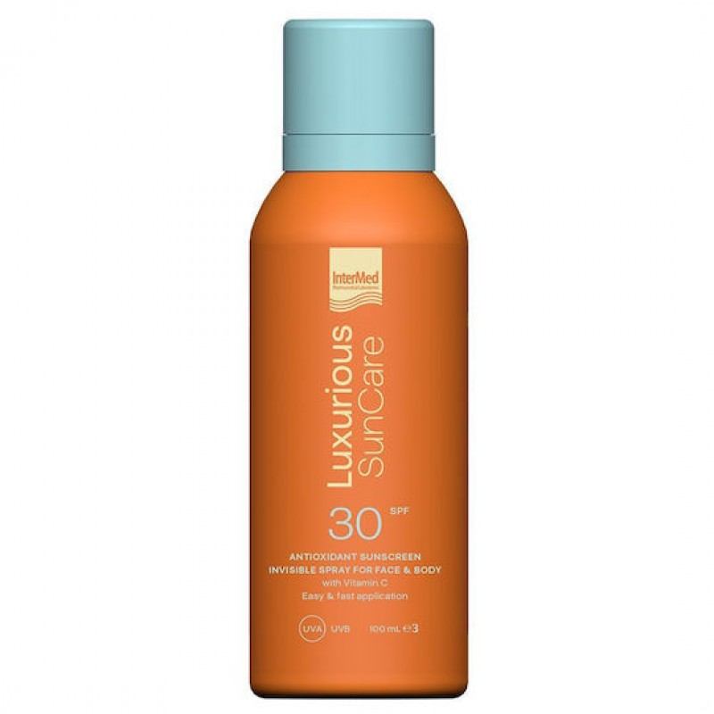 InterMed Luxurious Suncare Αντηλιακή Κρέμα Σώματος SPF30 σε Spray 100ml