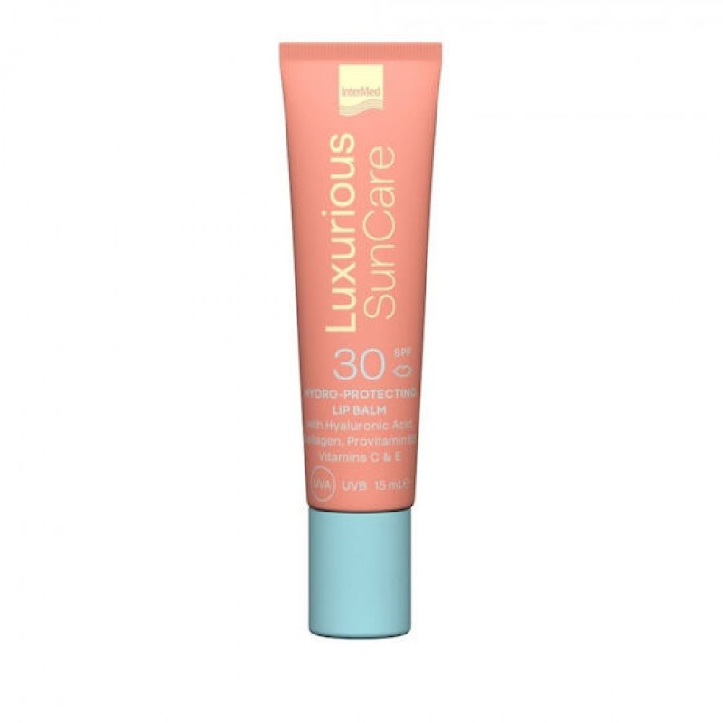 InterMed Luxurius SunCare Hydro Protecting Αντηλιακή Κρέμα Χειλιών SPF30 15ml