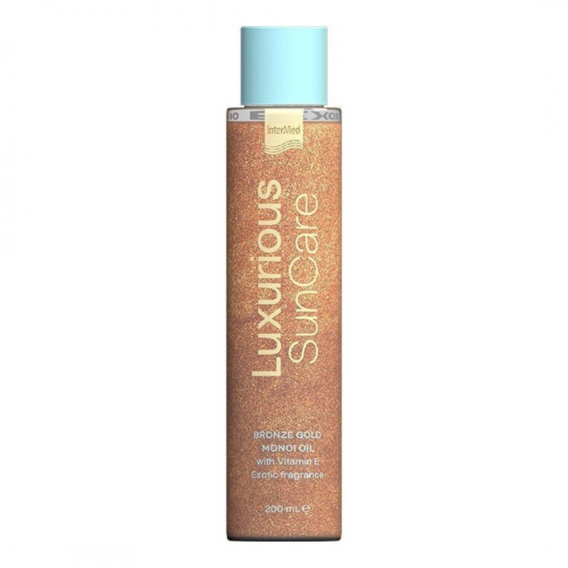 InterMed Luxurious Suncare Bronze Gold Monoi Λάδι Μαυρίσματος Σώματος 200ml