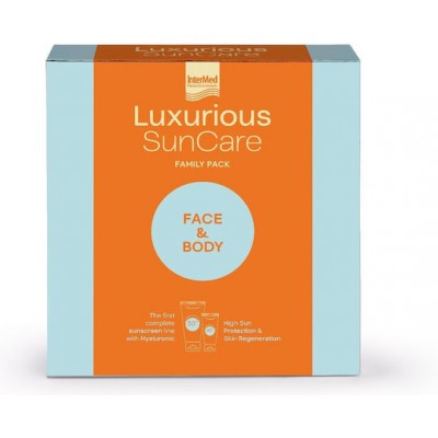 InterMed Luxurious Suncare Face & Body SPF30 Σετ με Αντηλιακό Προσώπου & Αντηλιακό Σώματος SPF30 2τμχ