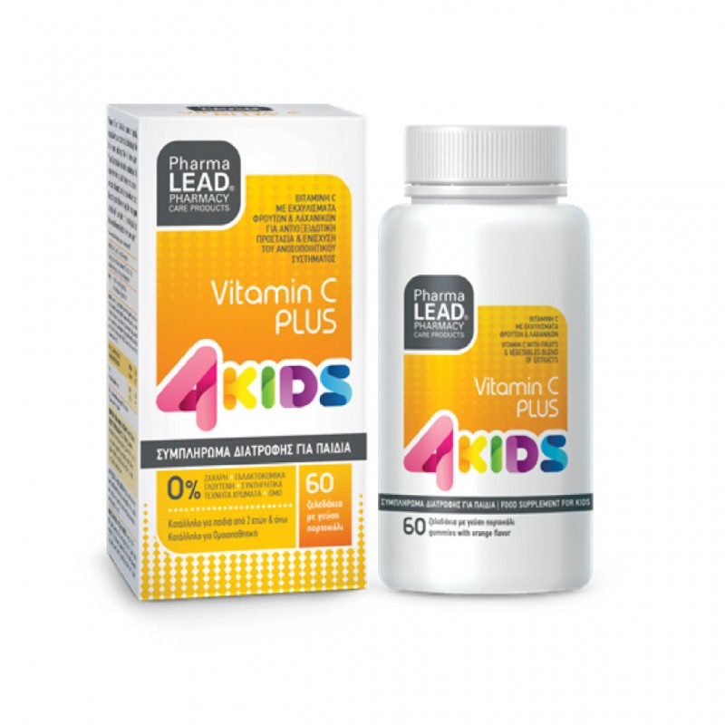 Vitorgan PharmaLead 4Kids Vitamin C Plus 60 Ζελεδάκια Vitorgan PharmaLead 4Kids Vitamin C Plus 60 Ζελεδάκια