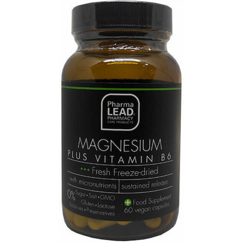 Pharmalead Magnesium Plus Vitamin B6 60 κάψουλες Pharmalead Magnesium Plus Vitamin B6 60 κάψουλες