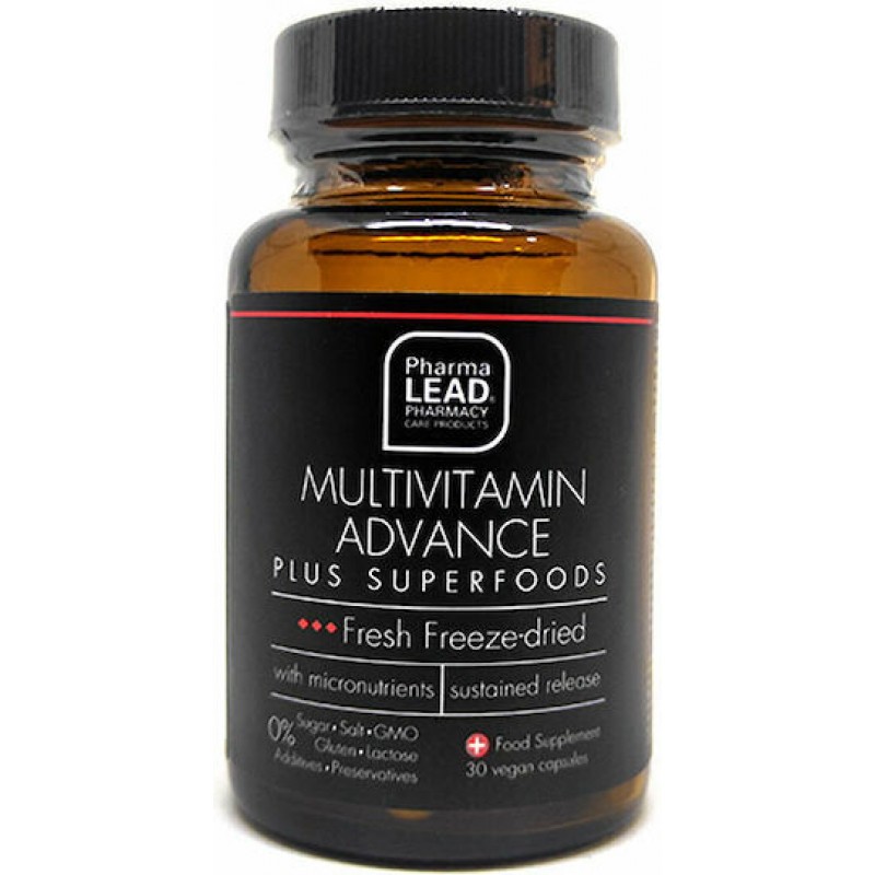 Pharmalead Multivitamin Advance Plus Superfoods Πολυβιταμίνη για Ενίσχυση του Ανοσοποιητικού 30 κάψουλες Pharmalead Multivitamin Advance Plus Superfoods Πολυβιταμίνη για Ενίσχυση του Ανοσοποιητικού 30 κάψουλες