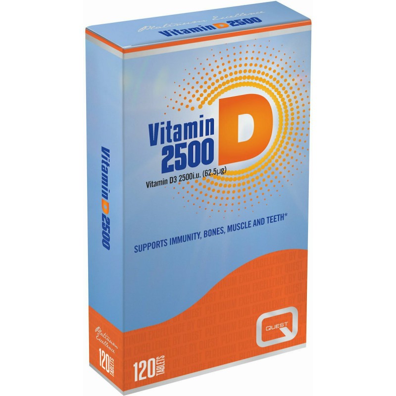 QUEST VITAMIN D3 2500 IU 120 TABS