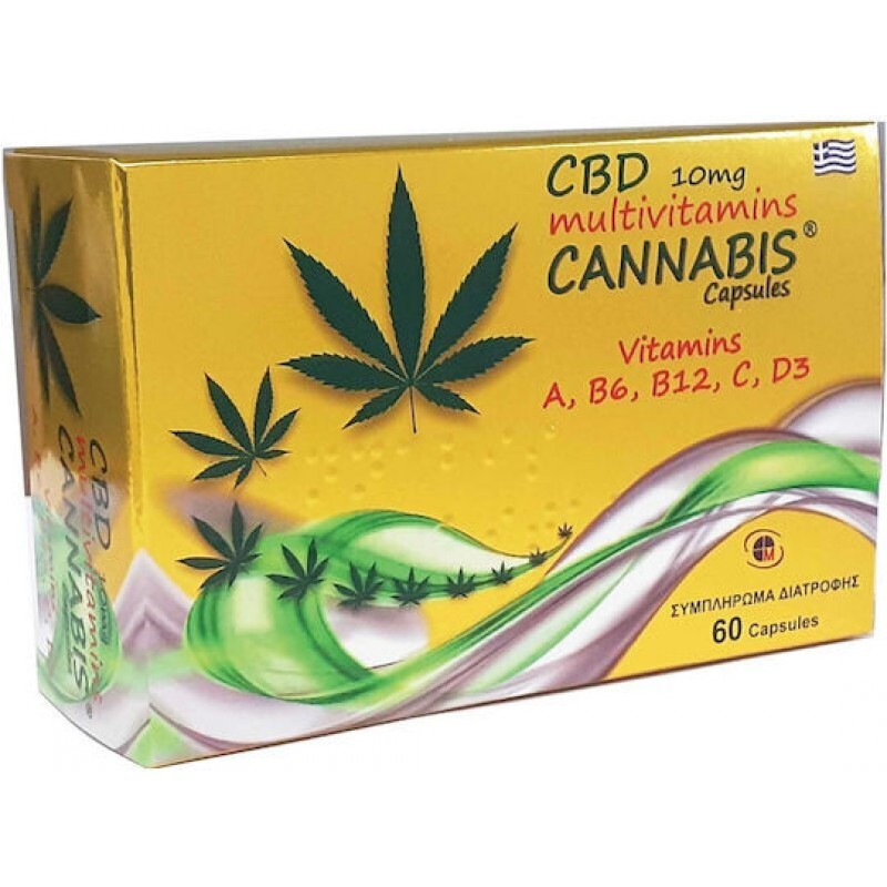 Medichrom Cbd Mutlivitamins Συμπλήρωμα Κάνναβης 10mg 60 κάψουλες