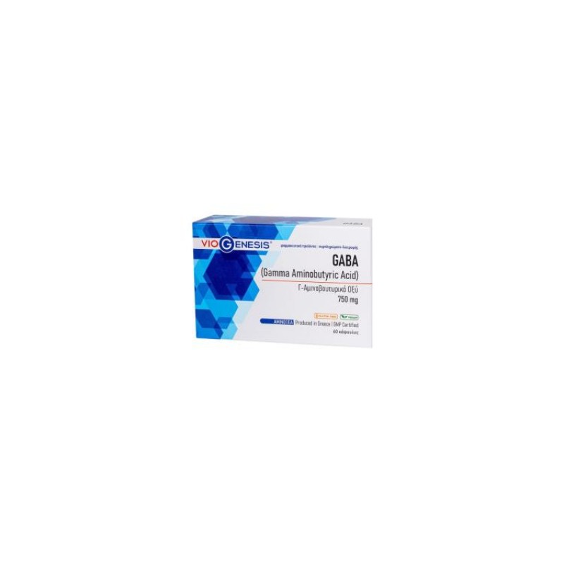 Viogenesis GABA 750mg 30 caps Viogenesis GABA 750mg 30 caps