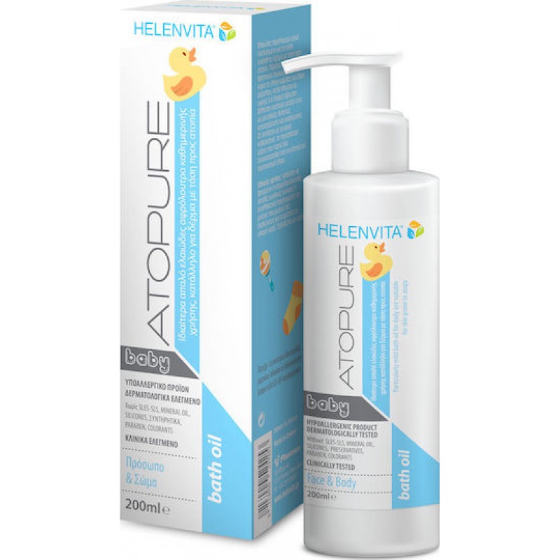 HELENVITA Atopure Baby Bath Oil 200ml HELENVITA Atopure Baby Bath Oil 200ml