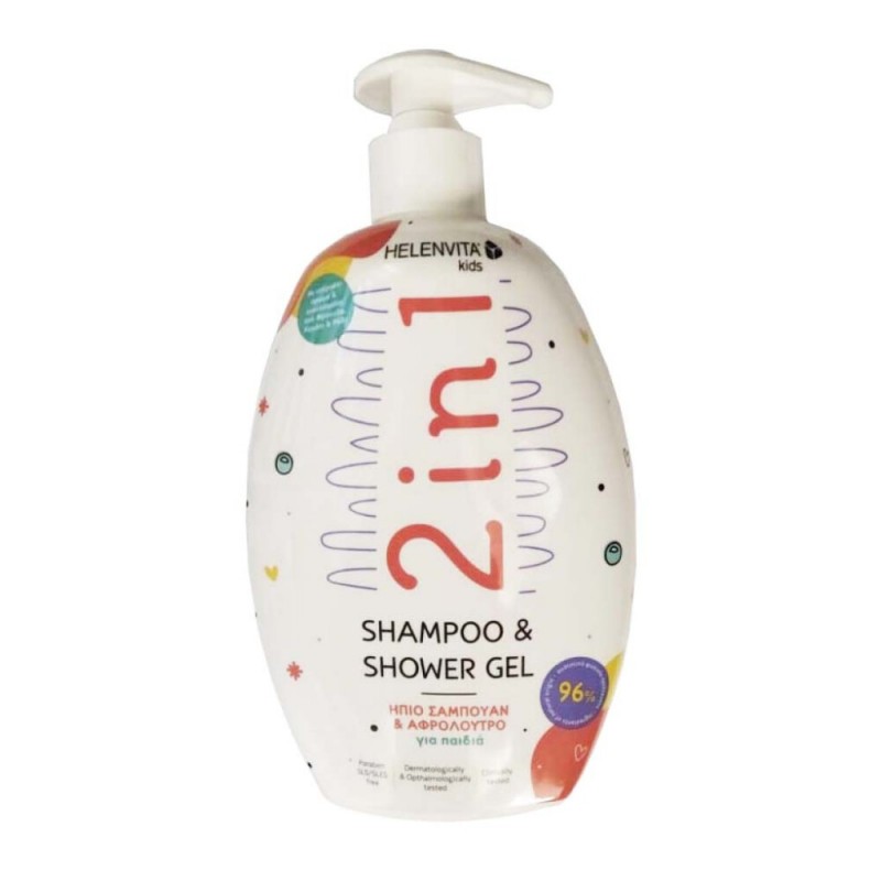 Helenvita Kids 2 In 1 Παιδικό Φυτικό Σαμπουάν & Αφρόλουτρο 500ml Helenvita Kids 2 In 1 Παιδικό Φυτικό Σαμπουάν & Αφρόλουτρο 500ml
