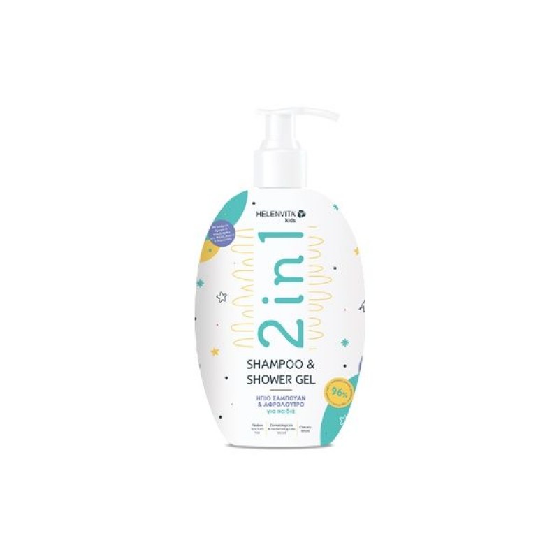 Helenvita Kids Boys 2 in 1 Shampoo & Shower Gel Ήπιο Σαμπουάν και Αφρόλουτρο για Παιδιά 500ml Helenvita Kids Boys 2 in 1 Shampoo & Shower Gel Ήπιο Σαμπουάν και Αφρόλουτρο για Παιδιά 500ml