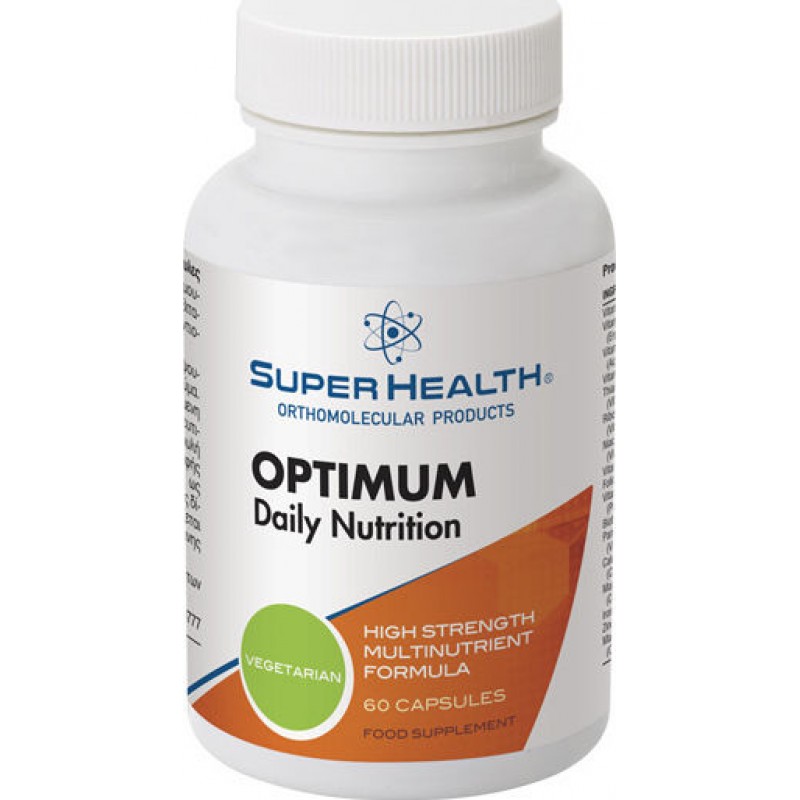 Super Health Optimum Daily Nutrition Συμπλήρωμα για την Ενίσχυση του Ανοσοποιητικού 60 ταμπλέτες Super Health Optimum Daily Nutrition Συμπλήρωμα για την Ενίσχυση του Ανοσοποιητικού 60 ταμπλέτες